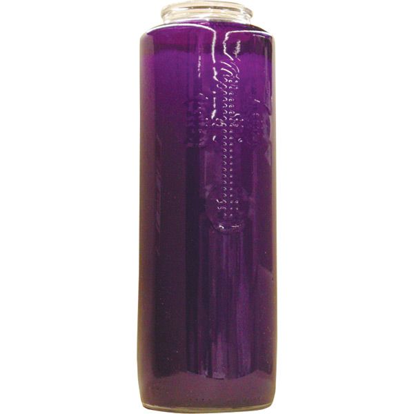 Purple 6 Day Candle