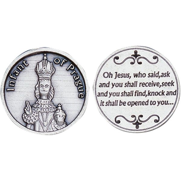 Infant of Prague Catholic Pocket Coin