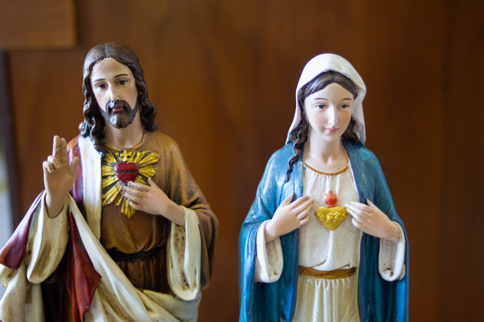 Jesus Christ and Mary
