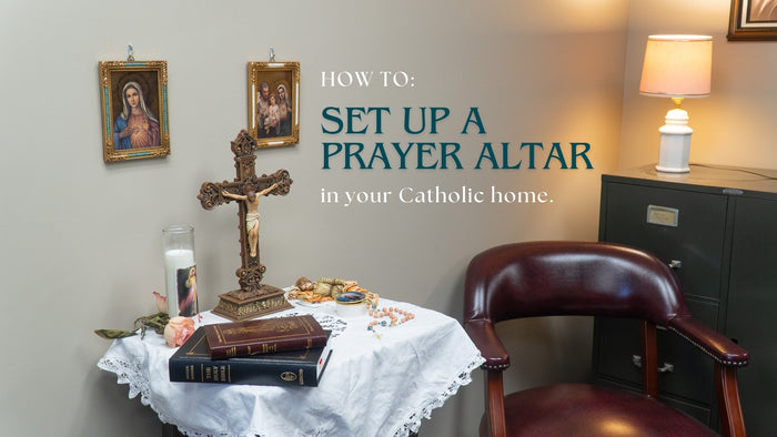 Catholic Home Altar - You need a prayer space at home!