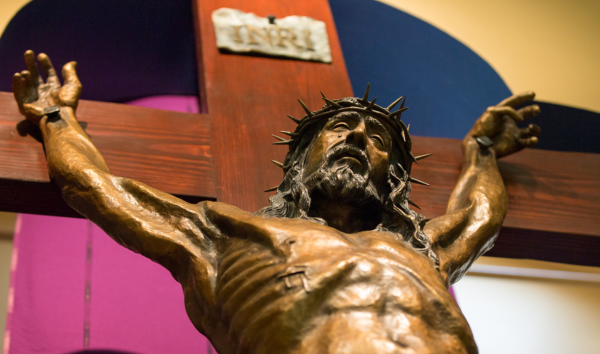 A beautiful, intricate crucifix