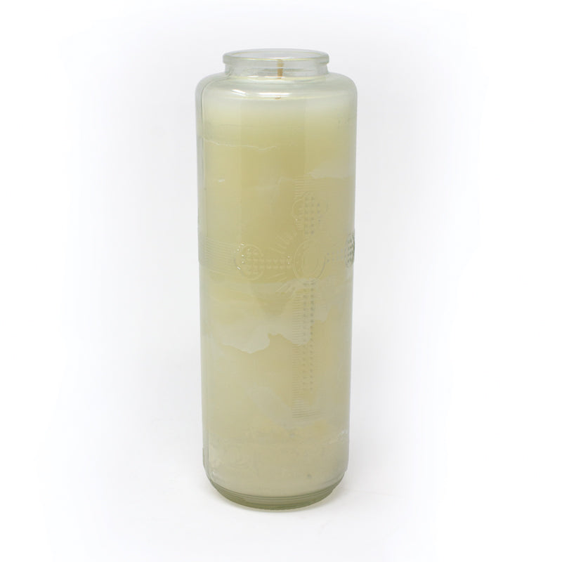 Glass Beeswax Candle
