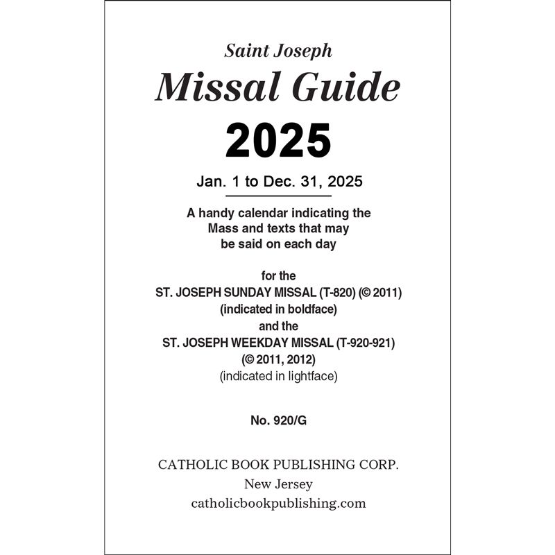 Guide Weekday/Sunday Missal