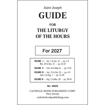 Guide for Liturgy of the Hours