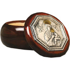 OL Perpetual Help Wood Rosary Box