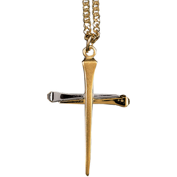 Two Tone Nail Cross
