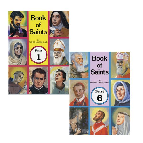 Book of Saints Gift Set Volumes 1-12 by Fr Lovasik