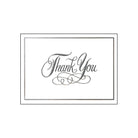 Silver Thank You Note