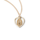 GF Miraculous Heart Pendant on 18" Chain