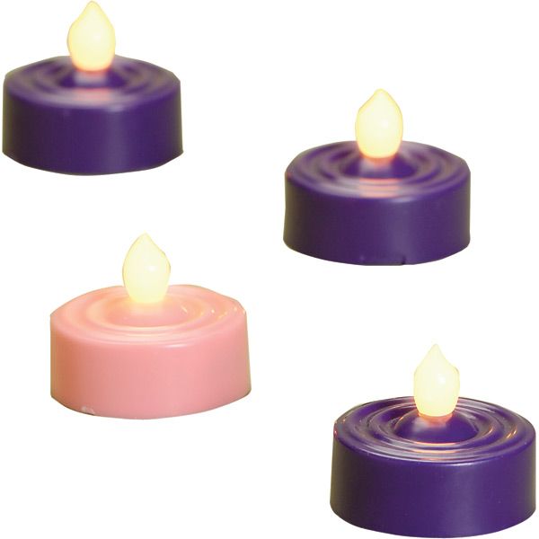 Battery Operated Advent Tea Lights