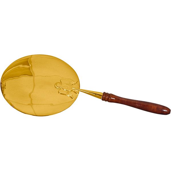 Paten with Wood Handle