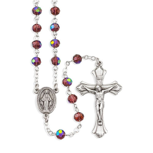 Joyful Harts Birthstone Rosary - Handmade Catholic Rosary Beads For Women & Men