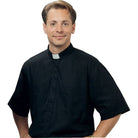 RJ Toomey Short Sleeve Clergy Tab Shirt