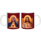 Antique Immaculate and Sacred Hearts Mug