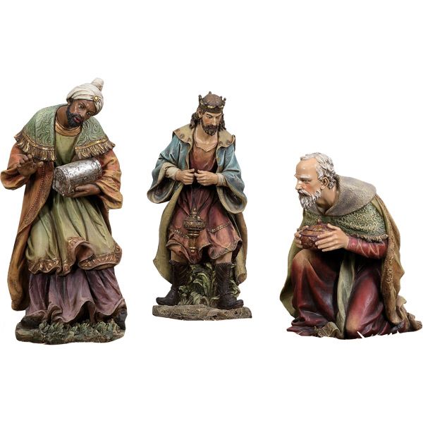 Three Kings 39" Scale Colored Figures