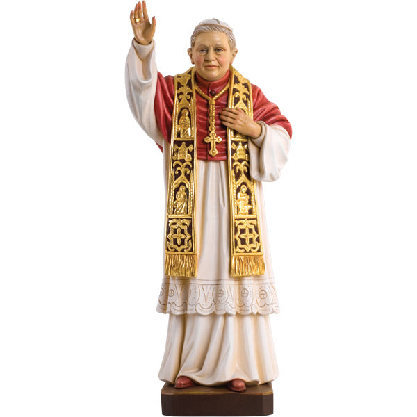 Pope Benedict Mini Wood Carved Statue 3"