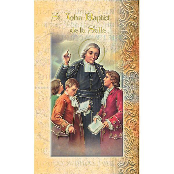 John the Baptist De La Salle Mini Lives of the Saints Holy