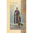 Martin De Porres Mini Lives of the Saints Holy Card