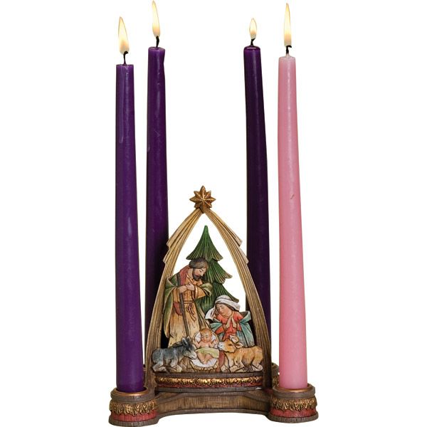 Advent Nativity Wreath
