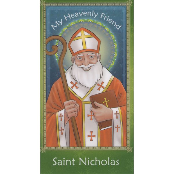 Children's St Nicholas Holy Card