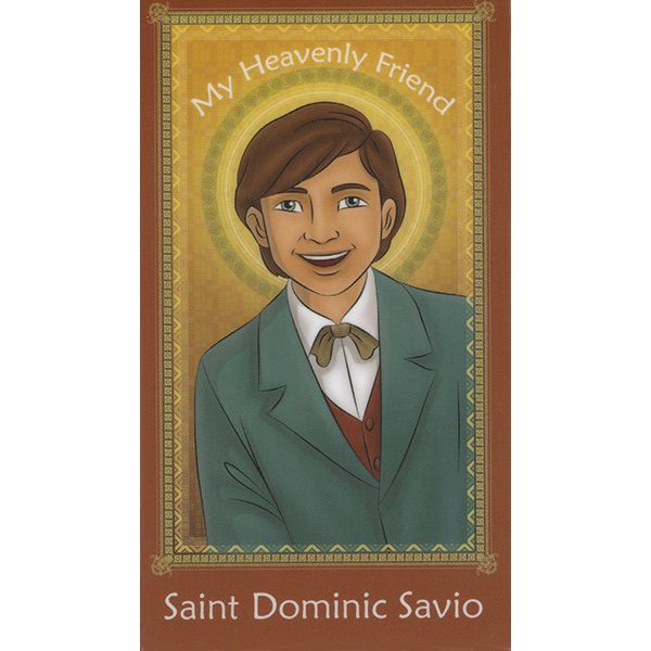 Children's St Dominic Savio Holy Card