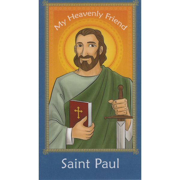 Children's St Paul Holy Card