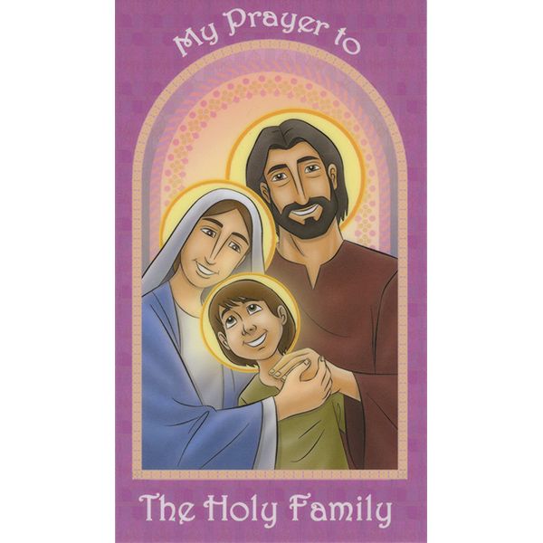 Children's Holy Family Holy Card