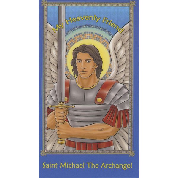 Children's St Michael Holy Card