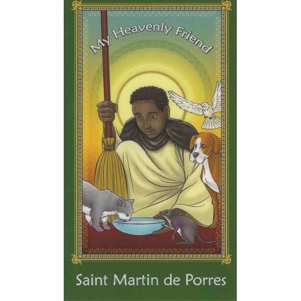 Children's St Martin De Porres Holy Card