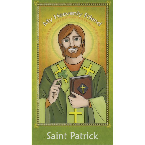 Children's St Patrick Holy Card