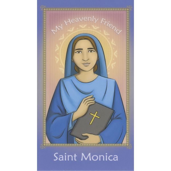 Children's St Monica Holy Card