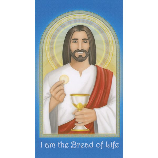 Children's Bread of Life Holy Card