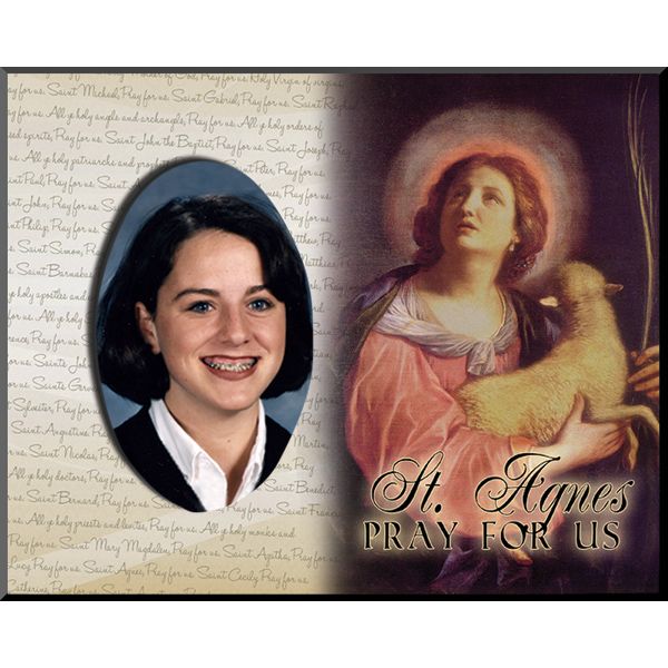 St Agnes Pick Your Saint Confirmation Frame