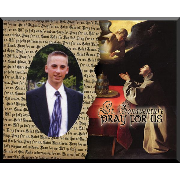St Bonaventure Pick Your Saint Confirmation Frame