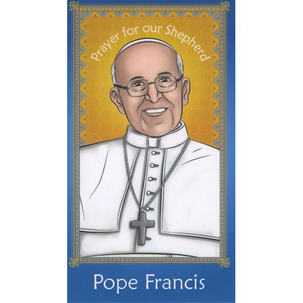 Childrens Pope Francis Holy Card