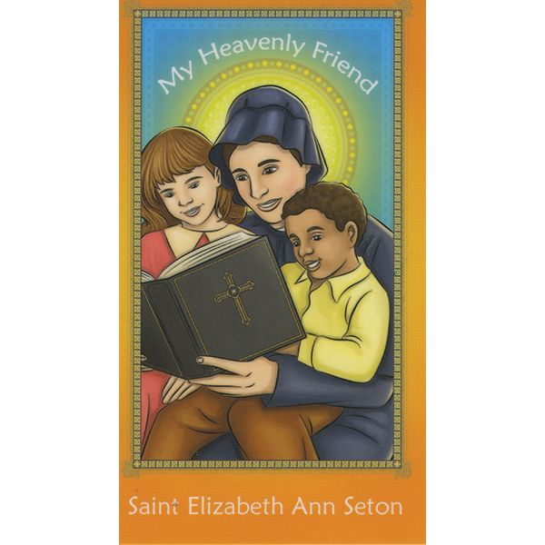 Childrens Saint Elizabeth Ann Seton Holy Card