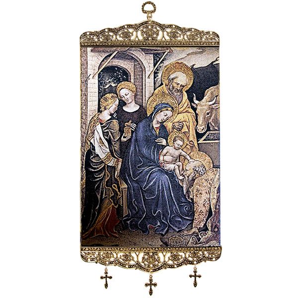 Nativity Tapestry Banner