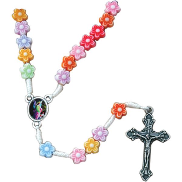 Flower Guardian Angel Rosary