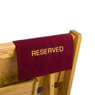 Velvet Pew Reserved Sign