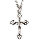 Sterling Silver Crucifix Medal