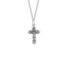 Tiny Sterling Silver Crucifix Medal