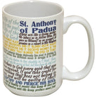 St Anthony of Padua Quotes Mug