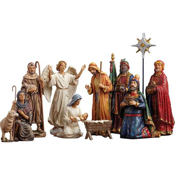 Real Life Nativity Set