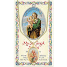 St Joseph Enameled Patron Saint Medal