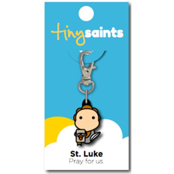 St Luke Tiny Saint Charm