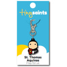 St Thomas Aquinas Tiny Saint Charm