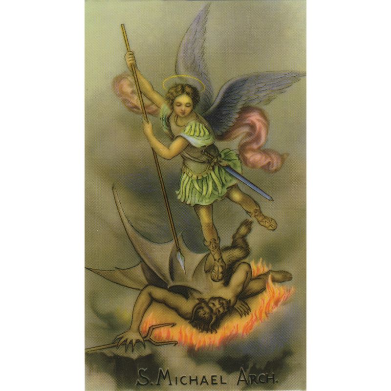 St Michael the Archangel Holy Card