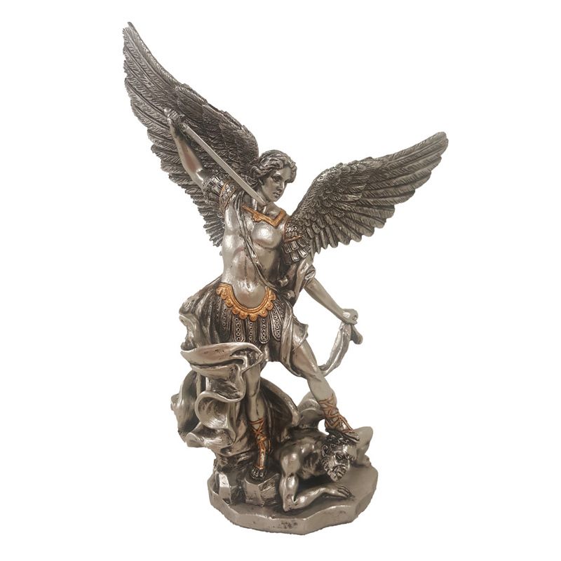 St Michael Veronese Pewter Statue