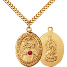 Sacred Heart with Ruby Pendant