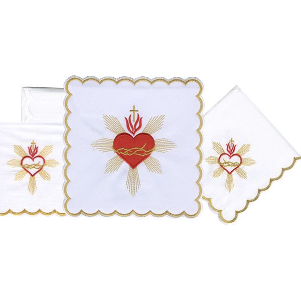 Sacred Heart Altar Linen Set